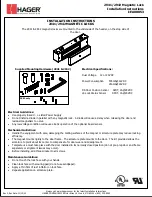 hager 2941 Installation Instructions preview