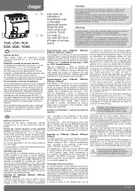 Preview for 3 page of hager CDB D Series Instructions For Use