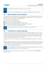 Preview for 9 page of hager Cookguard Operating & Assembly Instructions