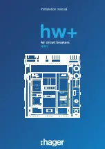 Preview for 1 page of hager HW+ Series Installation Manual