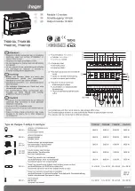 hager TYA610A Quick Start Manual preview