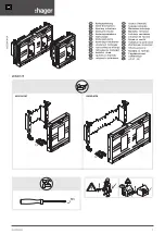 hager univers N UK21LH1M Mounting Instructions preview