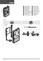 hager univers N UK31LH1FM Mounting Instructions preview