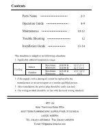 Preview for 2 page of Haier Thermocool HW-09CN03 Operation Manual