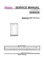 Предварительный просмотр 1 страницы Haier DW9-TFE3-F Service Manual