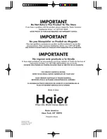 Preview for 24 page of Haier ESA3109 Manual De Usuario