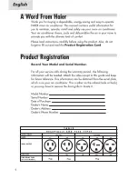 Preview for 2 page of Haier ESA3109 User Manual