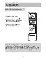 Предварительный просмотр 14 страницы Haier H2SM-14HC03/R2 Operation Manual