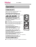 Preview for 13 page of Haier H2SM- Manual