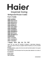 Haier HRF-663BSS User Manual preview