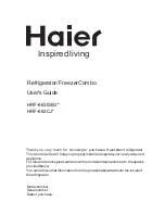 Haier HRF-663ISB2 Series User Manual preview