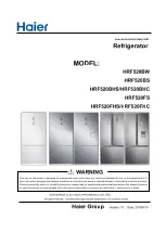 Haier HRF520BW Manual preview