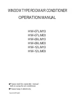 Haier HW-07LM03 Operation Manual preview
