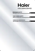 Haier HWO38MG2BHXB User Instructions предпросмотр