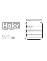 Haier XPB10-LA Descripción De Piezas предпросмотр