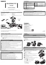 Hakko Electronics FX-305 Instruction Manual preview