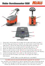 HAKO Scrubmaster B25 Quick Start Manual preview
