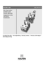 Halfen HSD Assembly Instructions Manual preview