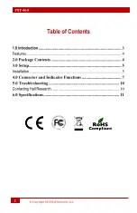 Preview for 2 page of Hall Research Technologies FXT-460 User Manual