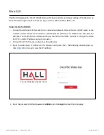 Preview for 24 page of Hall Technologies HT-CALIPSO User Manual