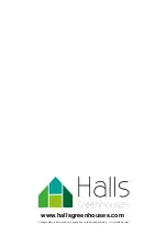 Preview for 41 page of Halls Greenhouses Universal 128 SD Manual