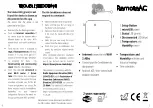 Предварительный просмотр 1 страницы Ham RemoteAC Quick Start Manual