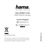 Preview for 122 page of Hama Cube Series Operating Instructions Manual