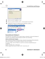 Предварительный просмотр 6 страницы Hama Nano Bluetooth USB-Adapter Operating	 Instruction