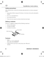 Предварительный просмотр 8 страницы Hama Nano Bluetooth USB-Adapter Operating	 Instruction