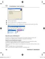 Предварительный просмотр 12 страницы Hama Nano Bluetooth USB-Adapter Operating	 Instruction