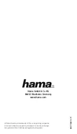 Preview for 2 page of Hama Trip Operating Instructions Manual