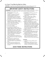 Preview for 2 page of Hamilton Beach Commercial BIC3000WT Operation Manual