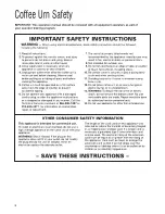 Preview for 2 page of Hamilton Beach Commercial HCU045S Operation Manual