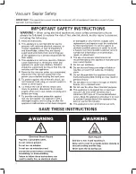 Preview for 2 page of Hamilton Beach Commercial HVC254 Operation Manual