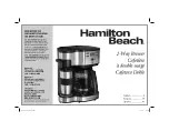 Предварительный просмотр 2 страницы Hamilton Beach 49980A Manual