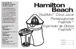 Preview for 1 page of Hamilton Beach 66333 Read Before Use