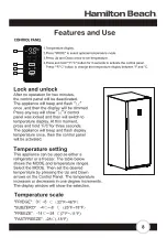 Предварительный просмотр 8 страницы Hamilton Beach HBFRF1495-3BCOM Owner'S Manual