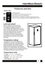 Preview for 8 page of Hamilton Beach HBFRF1798-WHITE Owner'S Manual