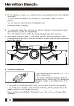 Предварительный просмотр 16 страницы Hamilton Beach HBFW3205 Owner'S Manual