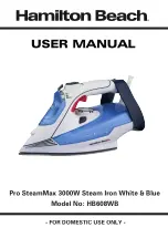 Hamilton Beach Pro SteamMax HB608WB User Manual preview