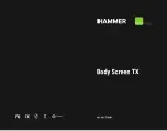 Hammer Body Screen TX Manual preview