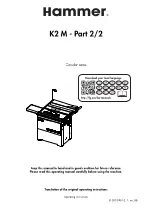 Preview for 1 page of Hammer K2 M Translation Of The Original Operating Instructions