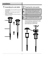 Preview for 4 page of HAMPTON BAY 52300-024-4pk Use And Care Manual