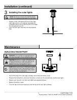 Preview for 5 page of HAMPTON BAY 52300-024-4pk Use And Care Manual