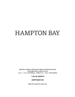 Preview for 7 page of HAMPTON BAY 52300-024-4pk Use And Care Manual