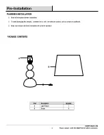 Preview for 3 page of HAMPTON BAY C7123 Use And Care Manual