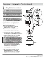 Предварительный просмотр 11 страницы HAMPTON BAY CHELIA SW22008GD Use And Care Manual