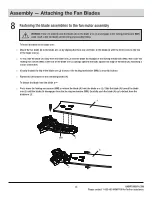 Предварительный просмотр 13 страницы HAMPTON BAY CHELIA SW22008GD Use And Care Manual