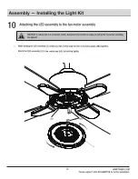 Предварительный просмотр 15 страницы HAMPTON BAY CHELIA SW22008GD Use And Care Manual