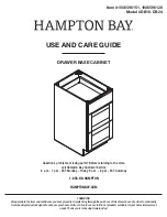 HAMPTON BAY DB18 Use And Care Manual preview